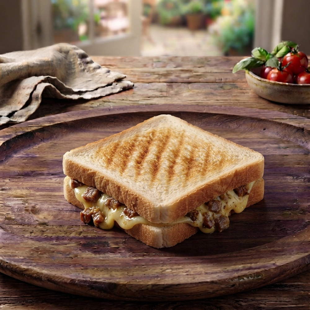 Kavurma Kaşarlı Tost