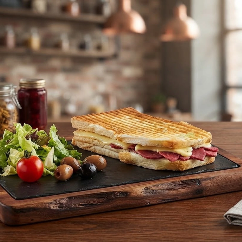 Sucuklu Kaşarlı Tost