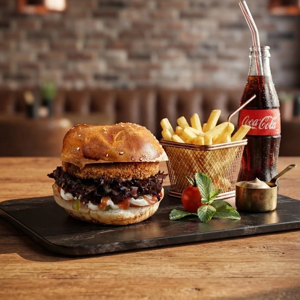 Tavukburger Menü